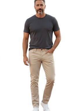 Jachs New York Men’s  Crème Color Casual Pants